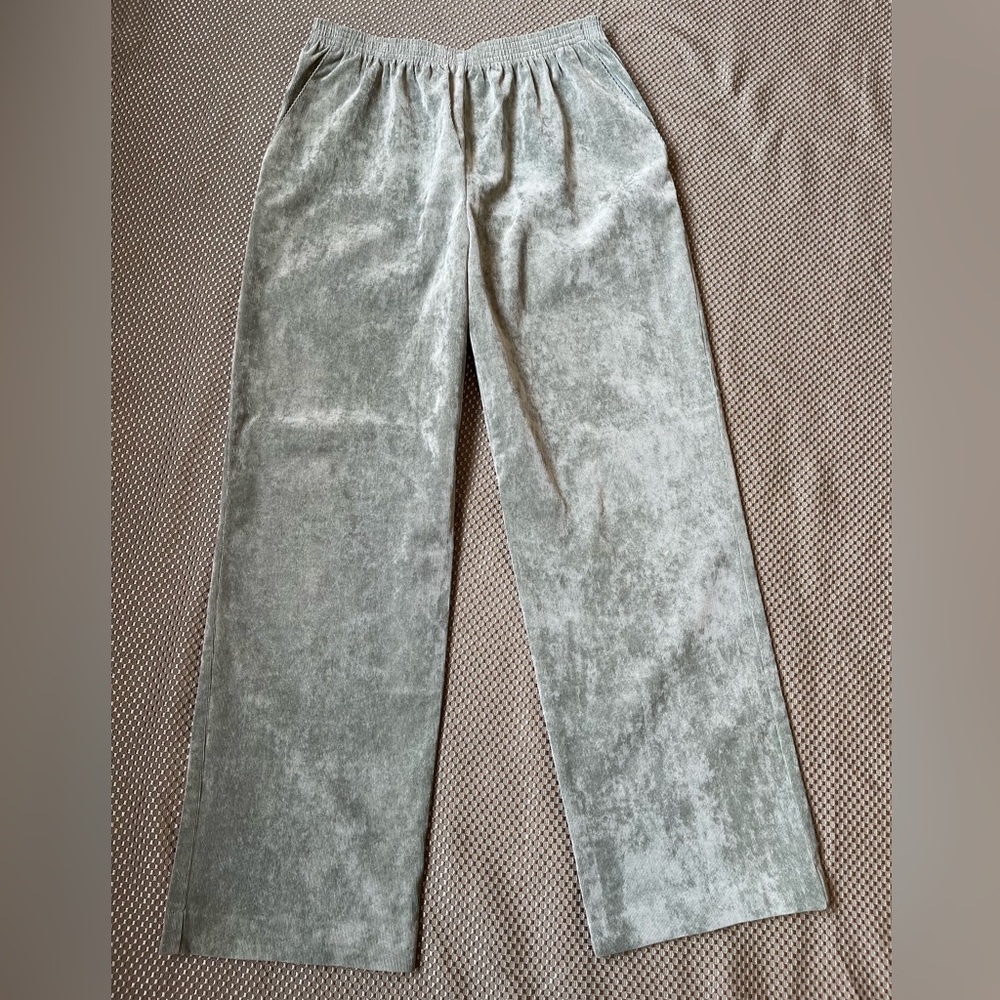 Mint green corduroy pants